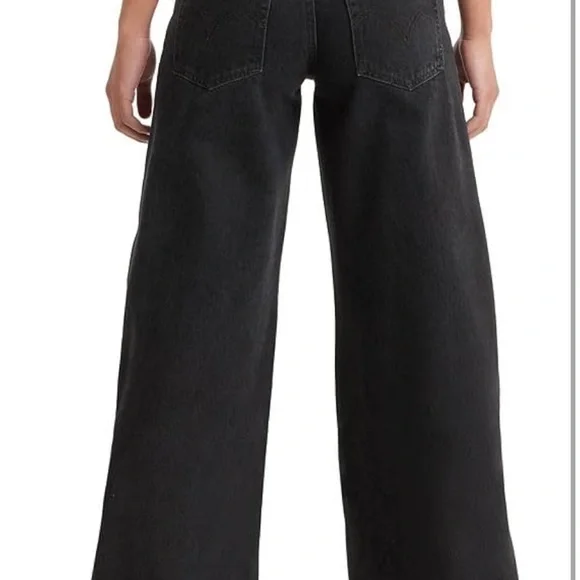 LAST ONE ❤️ Levi's Black 94’ Baggy Wide leg Flare Jeans - Picture 4 of 7